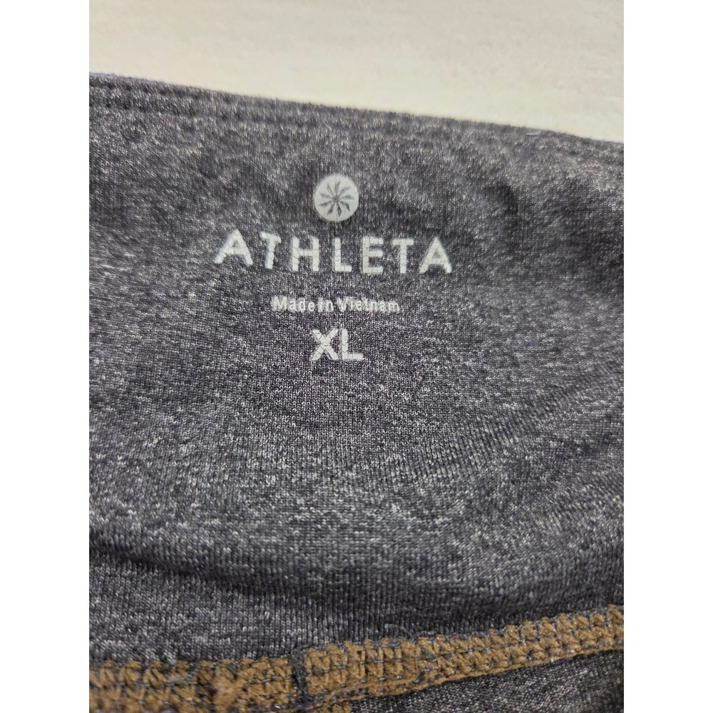 Athleta Be Free Knicker Gray Heather Capri Leggings XL 983256 - Picture 3 of 4